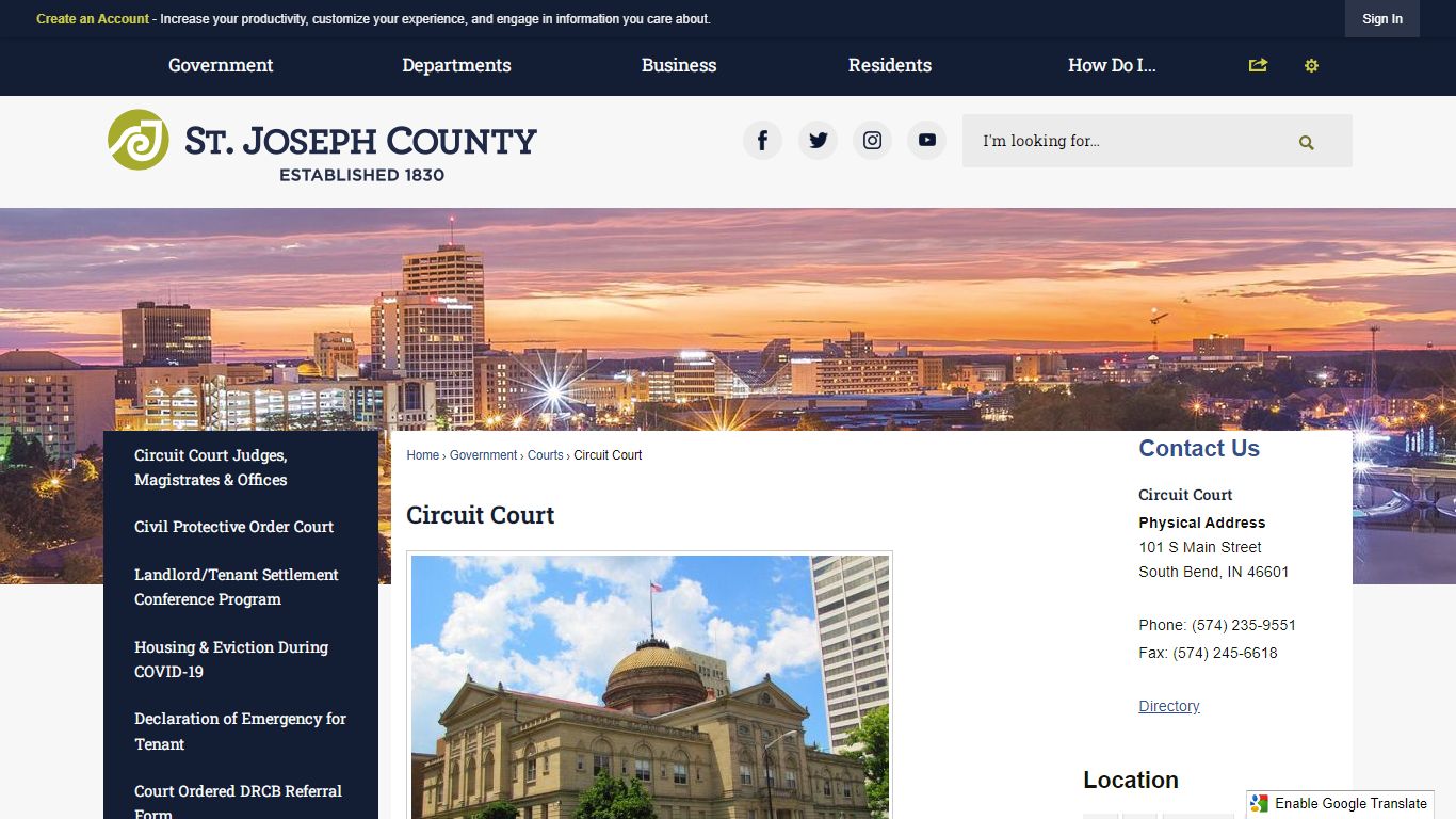 Circuit Court | St. Joseph County, IN